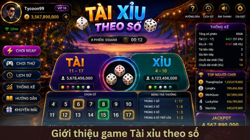Tài xỉu theo số là gì?