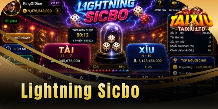 Lightning Sicbo – Thử vận may để săn hệ số nhân thưởng cực khủng 1 Lightning Sicbo – Thử vận may để săn hệ số nhân thưởng cực khủng