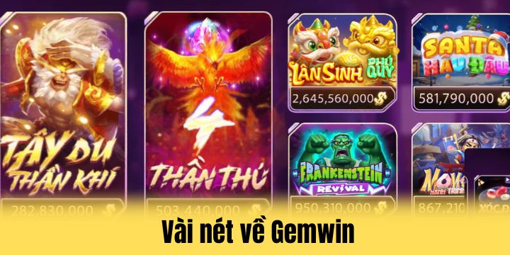 Gemwin - Đặt cược tài xỉu không giới hạn cùng top game hàng đầu 2 Gemwin khẳng định chất lượng cực kỳ vượt trội